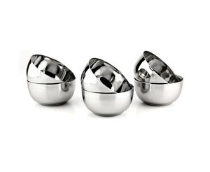 Cuenco DE SERVICIO DE ACERO INOXIDABLE Premium ideal para platos fríos y calientes durante cenas formales o reuniones casuales en casa - Product Image 1