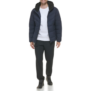 Veste coupe-vent imperméable à capuche rembourrée pour homme Manteau d'hiver matelassé thermique Sweat à capuche chaud d'extérieur de qualité supérieure - Product Image 6