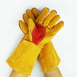 Guantes de soldadura de alto rendimiento Guantes de Cuero 100% de alta calidad para hombres y mujeres para soldadura Tig y conducción - Product Image 2
