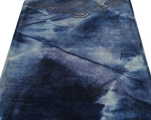 Tapis en laine à poils courts, tufté à la main, 12 mm d'épaisseur, avec support en latex, motif floral moderne, lavable, doux, luxueux, pour usage commercial, salon - Product Image 5