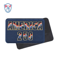 Patch en tissu pour sublimation, aimant en caoutchouc, collection Festival d'Amérique 250 MICHIGAN, aimant pour réfrigérateur