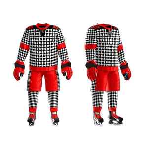 2025 Meilleure qualité Nouveau design Uniformes de hockey sur glace pour jeunes Ensembles de sublimation populaires Nouveau design populaire - Product Image 4