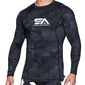 Camisetas de Compresión de Manga Larga para Hombre de Primera Calidad, Impresión por Transferencia de Calor, Logotipo Personalizado, Secado Rápido, Ecológicas - Product Image 3