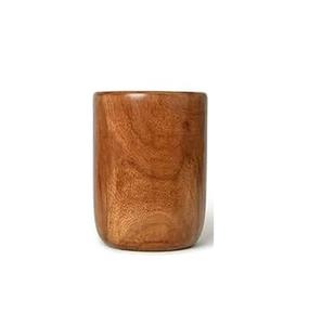 Vaso de madera de acacia Diseño simple Precio al por mayor Hogar Hotel Vino y cerveza Vaso de madera Embalaje personalizado - Product Image 1
