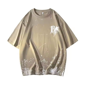 T-shirt Homme Léger Sans Coutures Uni à Manches Courtes Personnalisable Séchage Rapide en Polyester Respirant Décontracté – Vente en Gros - Product Image 2