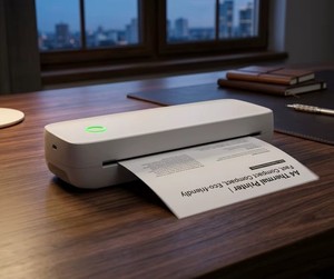 Sudex <b>A4</b> <b>Portable</b> Thermal <b>Printer</b> Wireless Inkless Mini <b>Printer</b> for Business Office Travel Mobile Document Printing A80 pocket - Product Image 4