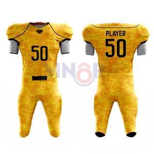 Uniformes de football américain pour jeunes 2025 pour l'entraînement Uniformes de football américain à sublimation cousue de haute qualité avec OEM - Product Image 1