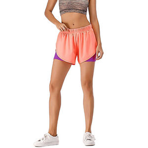 Short de course d'été taille haute pour femme Short de sport d'entraînement athlétique respirant à séchage rapide avec poche zippée - Product Image 6