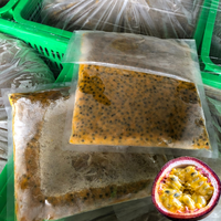 Frozen Passievruchtpuree Vietnam 'S Beste Gezoete Sap Drumbox Bulkverpakking Van Kim Minh International