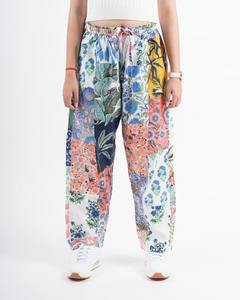 Pantalon sarouel à patchwork toutes saisons avec élastique Baggy Vêtements de festival d'été pour femmes hommes Vente en gros Pantalon d'été avec poches - Product Image 6