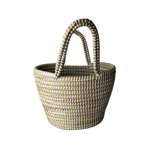 Vente chaude bohème Jute rotin canne jonc de mer paille sac fourre-tout manche en bois grande capacité sac de plage pour les vacances gagner sac cadeau - Product Image 4