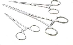 Pinzas Hemostáticas de Acero Inoxidable de Grado Médico de Alta Calidad, Instrumento Quirúrgico Manual con Certificación CE - Product Image 4
