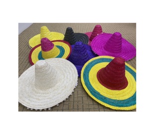 Color Straw <b>Hat</b> for Light Nightclub / Mexican Celebration Straw <b>Hat</b> Colorful <b>Sombrero</b> Gift Beach, Travel, and Outdoor Activities - Product Image 1