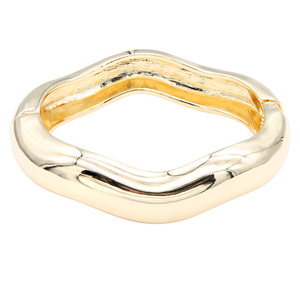 Braccialetti di moda a cerniera placcati in oro elegante Design braccialetto per le donne - Product Image 2