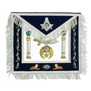 Master Mason Aprons Embroidered For Sale Wholesale Masonic Aprons Made With Cotton - Product Image 3