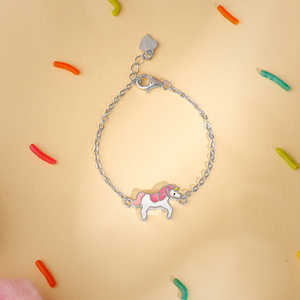Pulsera de Unicornio Mágico de Plata para Niños de 0 a 2 Años - Product Image 3