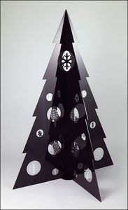 Collection de qualité, design américain, arbre de Noël en métal, extérieur, léger, écologique, pliable, prix très bas, usine - Product Image 2