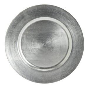 Assiette de service rustique galvanisée en gros, 13 pouces, ronde, style ferme, en métal zingué, pour mariage, événement et restaurant - Product Image 4