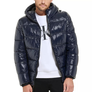 Chaqueta acolchada impermeable a prueba de viento con cremallera suave de primavera personalizable con frente de camuflaje de alta calidad para hombre - Product Image 1