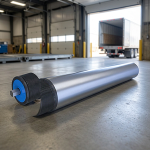 Rouleau de convoyeur silencieux à boîtier plastique, poulie à nervures en V, entraîné, qualité alimentaire, pour l'industrie électronique, roulement à billes en acier pour tuyaux, huile - Product Image 1