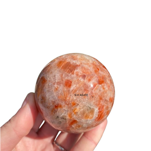 Sphère en cristal de pierre de soleil boule de pierre précieuse sphère en cristal de pierre de soleil pour la décoration - Product Image 5