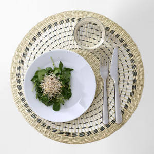 Hot Trendy Round <b>Seagrass</b> <b>Placemat</b> Wicker Tables <b>Placemats</b> for Home Hotel Restaurant Vietnam - Product Image 2