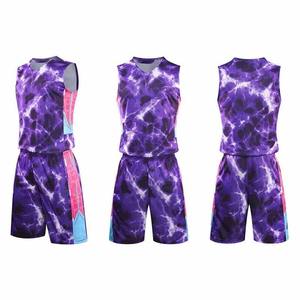 ชุดยูนิฟอร์มบาสเกตบอลสโมสร ดีไซน์ล่าสุด ปี 2025 พิมพ์ลายตามสั่ง ผ้าโพลีเอสเตอร์ 100% ระบายความชื้น ป้องกันแบคทีเรีย บริการ OEM - Product Image 4