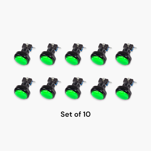 Juego de 10 Botones Redondos para Arcade con Luz LED y Microinterruptor - Product Image 4
