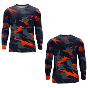 Pull à manches longues de chasse d'automne pour hommes T-shirt antibactérien de chasse à séchage rapide camouflage Camouflage T-shirt à manches longues pour hommes - Product Image 2