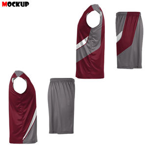 Ensemble d'uniformes de volley-ball en gros pour hommes, femmes et unisexe, bleu et noir, designs d'uniformes de volley-ball sublimés, vêtements de sport - Product Image 5