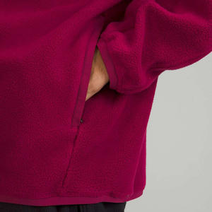 Sudadera con Cierre de Cremallera 1/4 para Hombre, Sudadera de Forro Polar con Bordado y Bolsillos, MOQ Bajo, OEM - Product Image 4