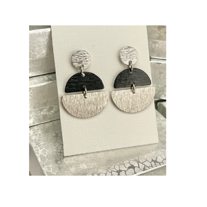 2020 dernières boucles d'oreilles géométriques en bois coloré bijoux fantaisie boucles d'oreilles de New York avec des bijoux de Texture en relief - Product Image 4