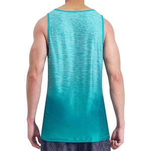 Venta al por mayor de camisetas sin mangas Premium para hombre personalizables de fábrica sublimación lista suave transpirable de talla grande tela de algodón suministro a granel - Product Image 3