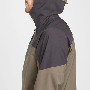 2025 Logo personnalisé automne à capuche imperméable coupe-vent randonnée en plein air Softshell veste hommes - Product Image 5