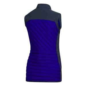 Chaleco con capucha para mujer, calentador de cuerpo con cremallera para invierno, cálido, acolchado, acolchado - Product Image 5