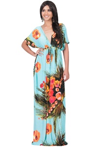 Robe longue en mousseline imprimé léopard, manches lanternes, col en V, style bohème, coupe ample, détails superposés transparents, antistatique - Product Image 5