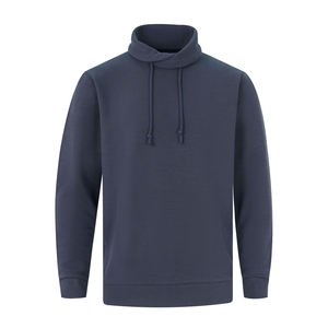Pulls à capuche texturés pour hommes Fabricants de vêtements personnalisés Sweat à capuche en éponge française pour hommes Épaule tombante de haute qualité, grande taille - Product Image 1