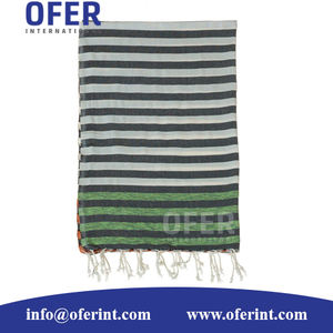 Ayder pashtemal-toallas turcas de Fouta, ropa de baño, Hamam, manta de algodón de bambú, naranja, verde, colección de arcoíris, venta al por mayor - Product Image 5