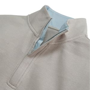 เสื้อสเวตเชิ้ตคอตตอนแบบซิป 1/4  สำหรับผู้ชาย  ออกแบบตามสั่ง  ขายส่ง OEM  สำหรับกอล์ฟ - Product Image 5