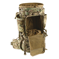 Mochila Táctica PTG de Gran Capacidad (75L) para Senderismo y Camping, Ultraligera, con Marco Interno, Estilo Camuflaje