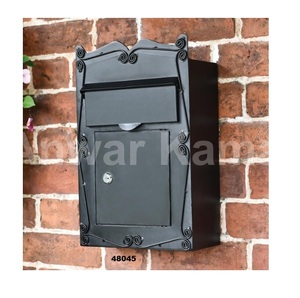 Vente chaude Belle Fleur Design Heavy Duty Boîte Aux Lettres Murale Idéal Pour La Décoration Intérieure Et Extérieure - Product Image 2