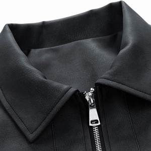 Men's Women's College Varsity Baseball Retro Bomber Jacket Solid <b>White</b> <b>Wool</b> & Black Leather Plain Dyed Coated Casual Style - Product Image 4