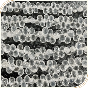 คริสตัลธรรมชาติคุณภาพสูง AAA พลอยควอตซ์เหลี่ยมเพชรพลอย Briolette หยดน้ำขนาด8นิ้วลูกปัดแก้วโคมไฟขนาด5 6มม. - Product Image 5