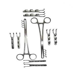 Kit de Cirugía de Rumenotomía Veterinaria de 11 Piezas, Juego de Instrumentos Quirúrgicos Manuales de Metal para Animales Grandes, para Ganado Vacuno y Otros Animales - Product Image 4