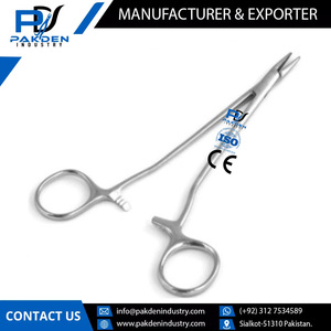 Soporte de aguja de Sarot quirúrgico de acero inoxidable ligero más vendido reutilizable con fuente de alimentación Manual de logotipo personalizado - Product Image 3