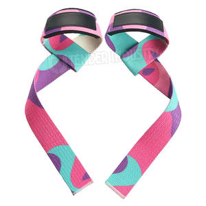 Sangles de levage en néoprène imprimées Camo personnalisables équipement d'entraînement de gymnastique avec logo personnalisé pour l'haltérophilie et la sécurité physique - Product Image 1