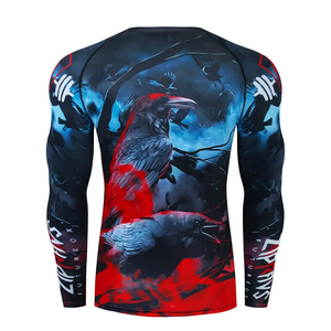 Active Sports Compression <b>Shirts</b> Lightweight and Breathable Rashguard in Polyester Nylon and Spandex <b>for</b> Workout and <b>Swimming</b> - Product Image 2