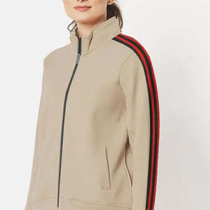 Nouveauté Survêtement à fermeture éclair Survêtement pour femmes Nouveau survêtement personnalisé pour femmes Mode Prix bas Ensemble 2 pièces Survêtements à fermeture éclair pour femmes - Product Image 6