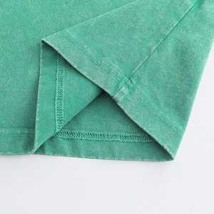 Chemise pour homme col rond uni noir manches courtes t-shirts décontracté coupe ample couleur unie t-shirt pour homme - Product Image 2