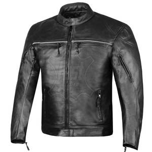 Chaqueta de Motociclismo de Diseño Personalizado, Chaqueta de Cuero para Hombre en Venta, Precio al por Mayor 2025, Chaquetas de Motociclista para Hombre - Product Image 2